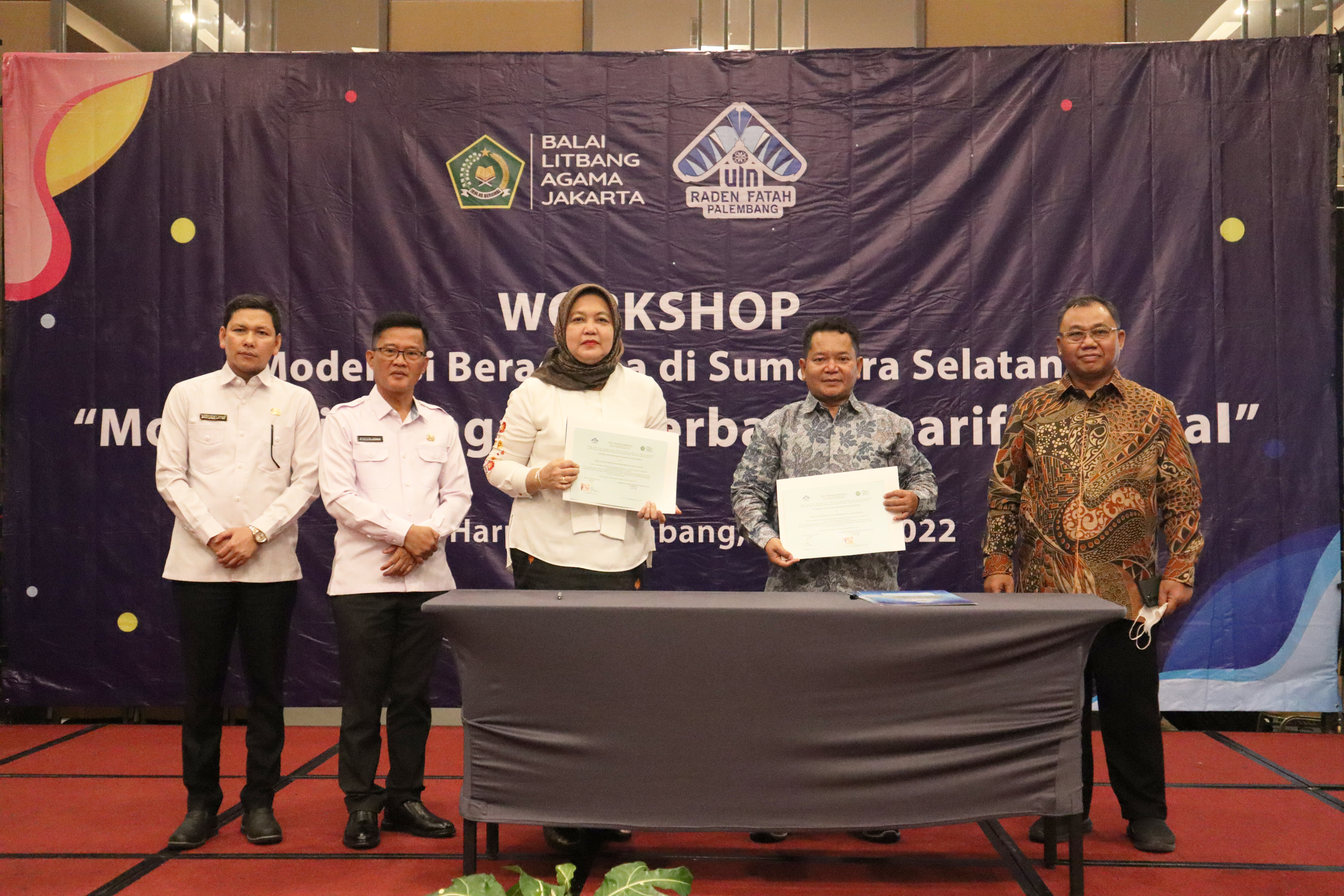 Balai Litbang Agama Jakarta Gandeng  UIN Raden Fatah Palembang,  Menelusuri Kearifan Lokal Yang Mengandung Nilai-Nilai Moderasi Beragama