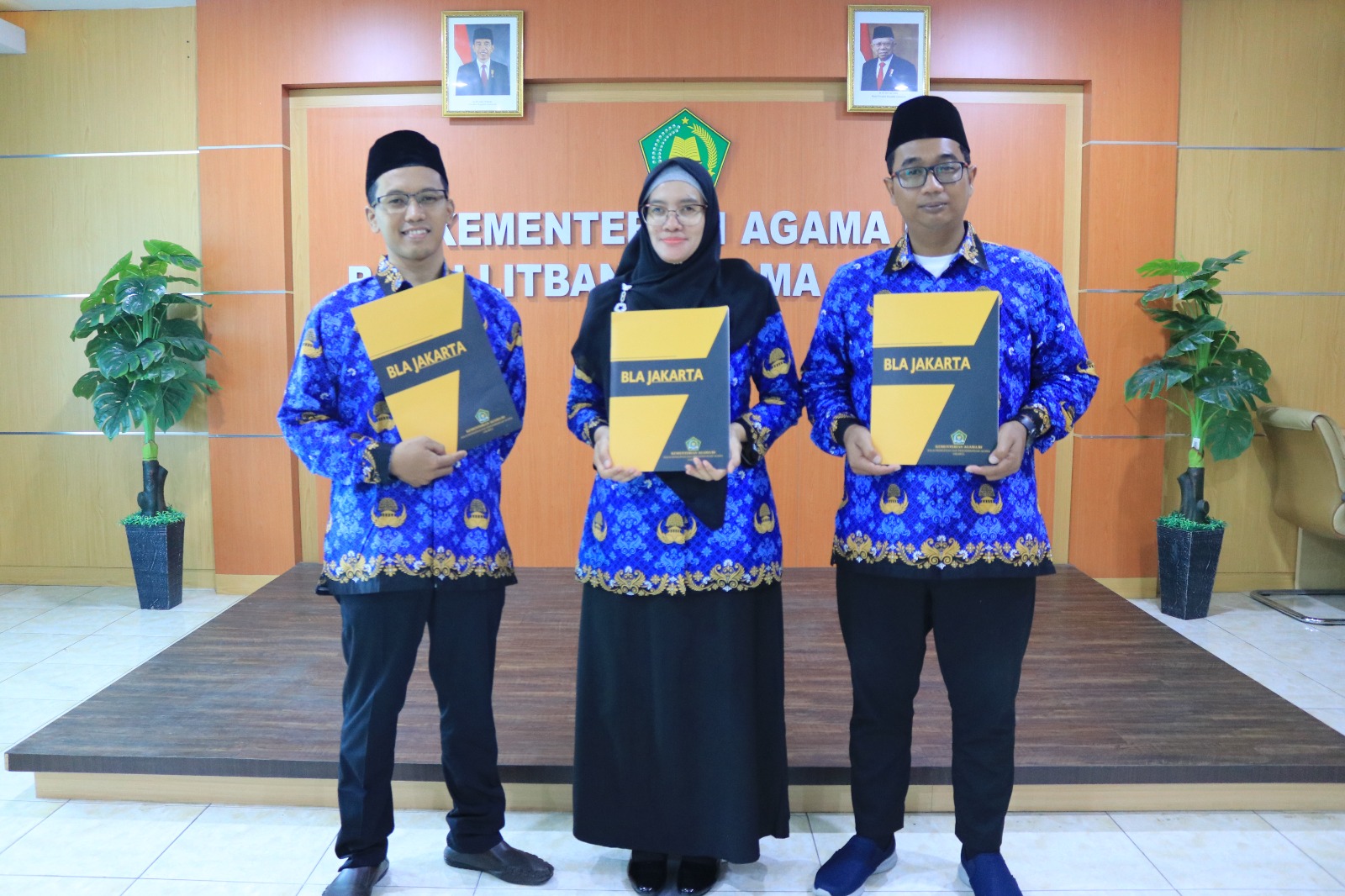 Penyerahan SK dan Pengucapan Sumpah jabatan PPPK Optimalisasi T.A 2022 di Lingkungan Balai Litbang Agama Jakarta