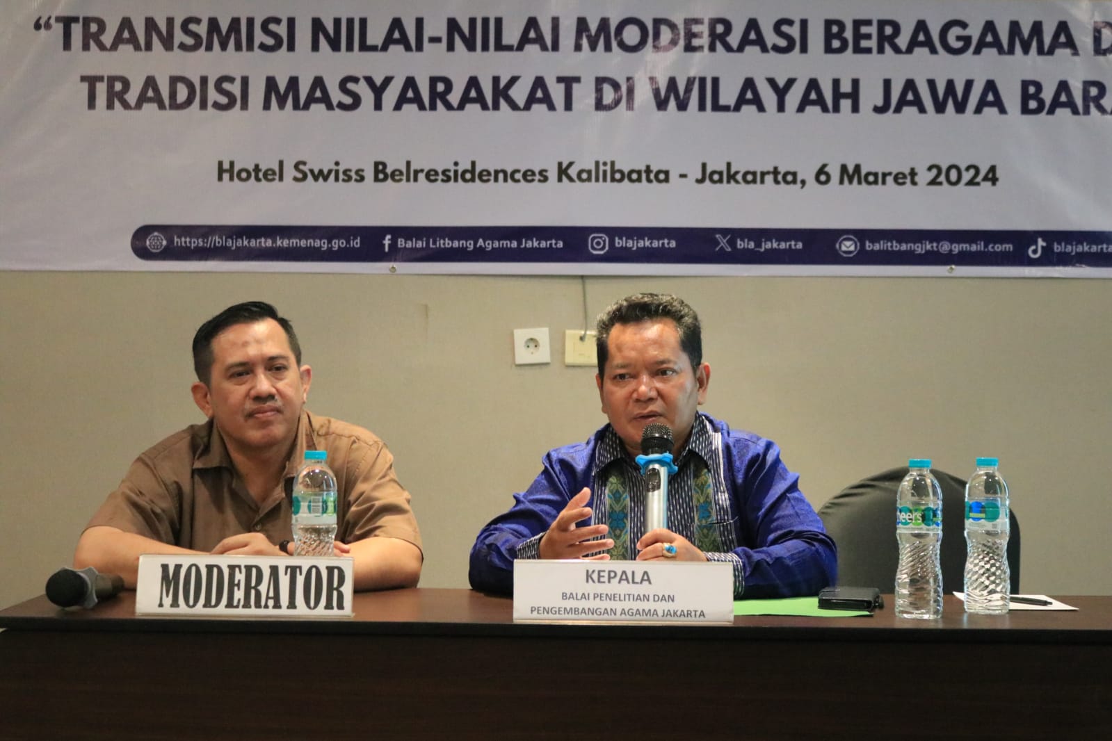 Seminar Hasil BLAJ: Mengungkap Transmisi Nilai-Nilai Moderasi Beragama dalam Tradisi dan Budaya di Jawa Barat
