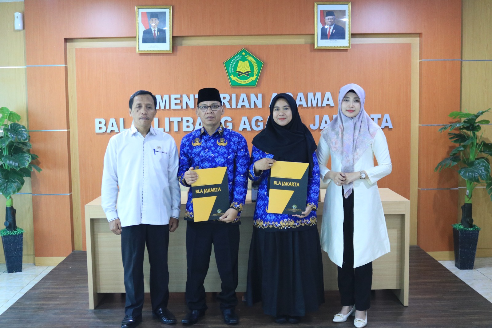 Pelantikan dan Pengambilan Sumpah Serta Penyerahan SK Pegawai PPPK Balai Litbang Agama Jakarta Formasi Tahun 2023