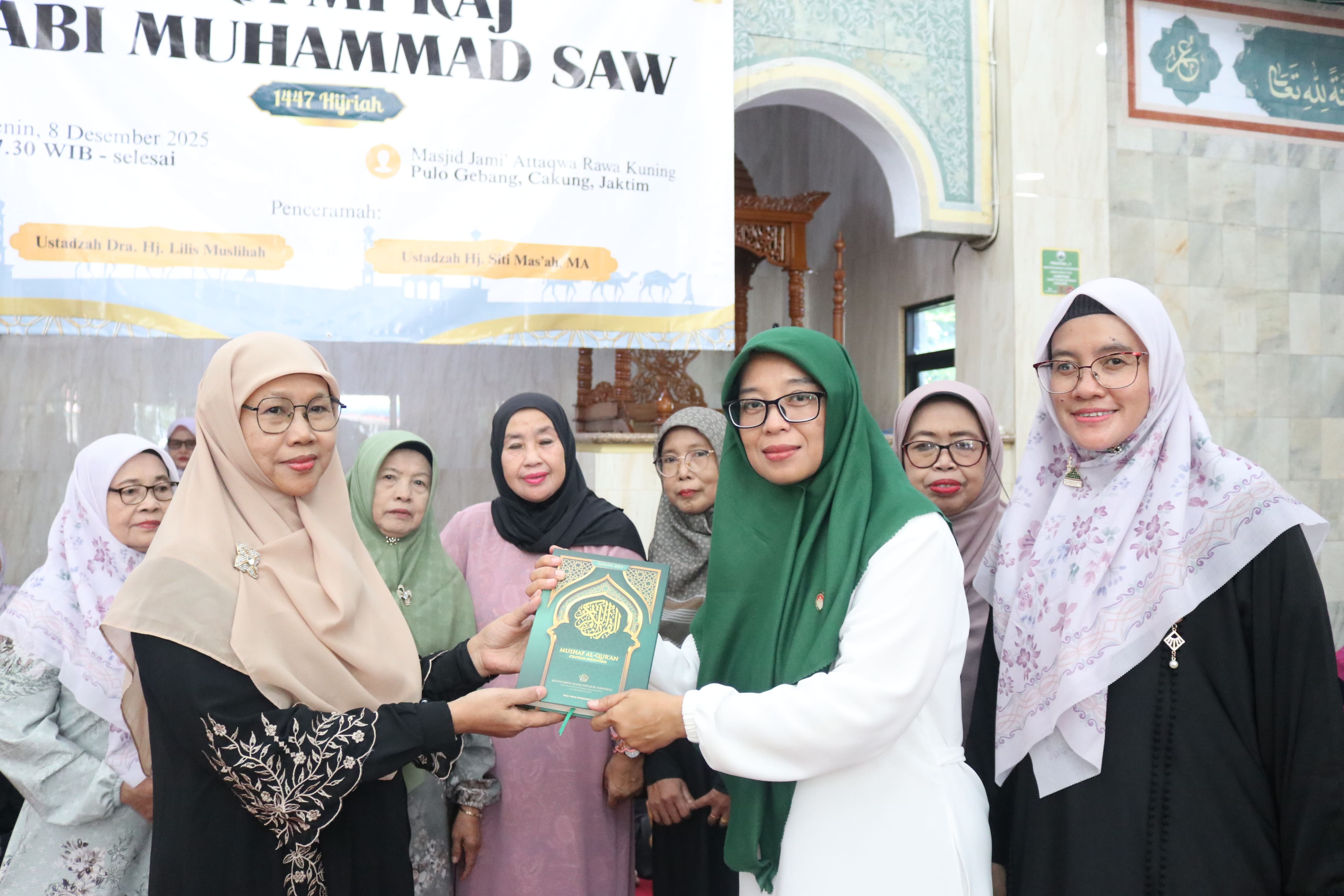 Sinergi DWP BLA Jakarta dan MT Kaum Ibu Attaqwa Rawa Kuning dalam Peringatan Isra Miraj 1447 H