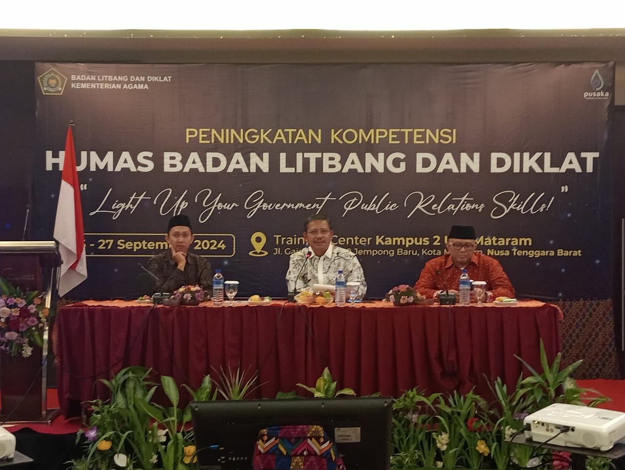 Light Up Your Goverment Public Relations Skills: Badan Litbang dan Diklat Menggelar Pelatihan Untuk Meningkatkan Kompetensi Humas di Lingkumgan Kementerian Agama