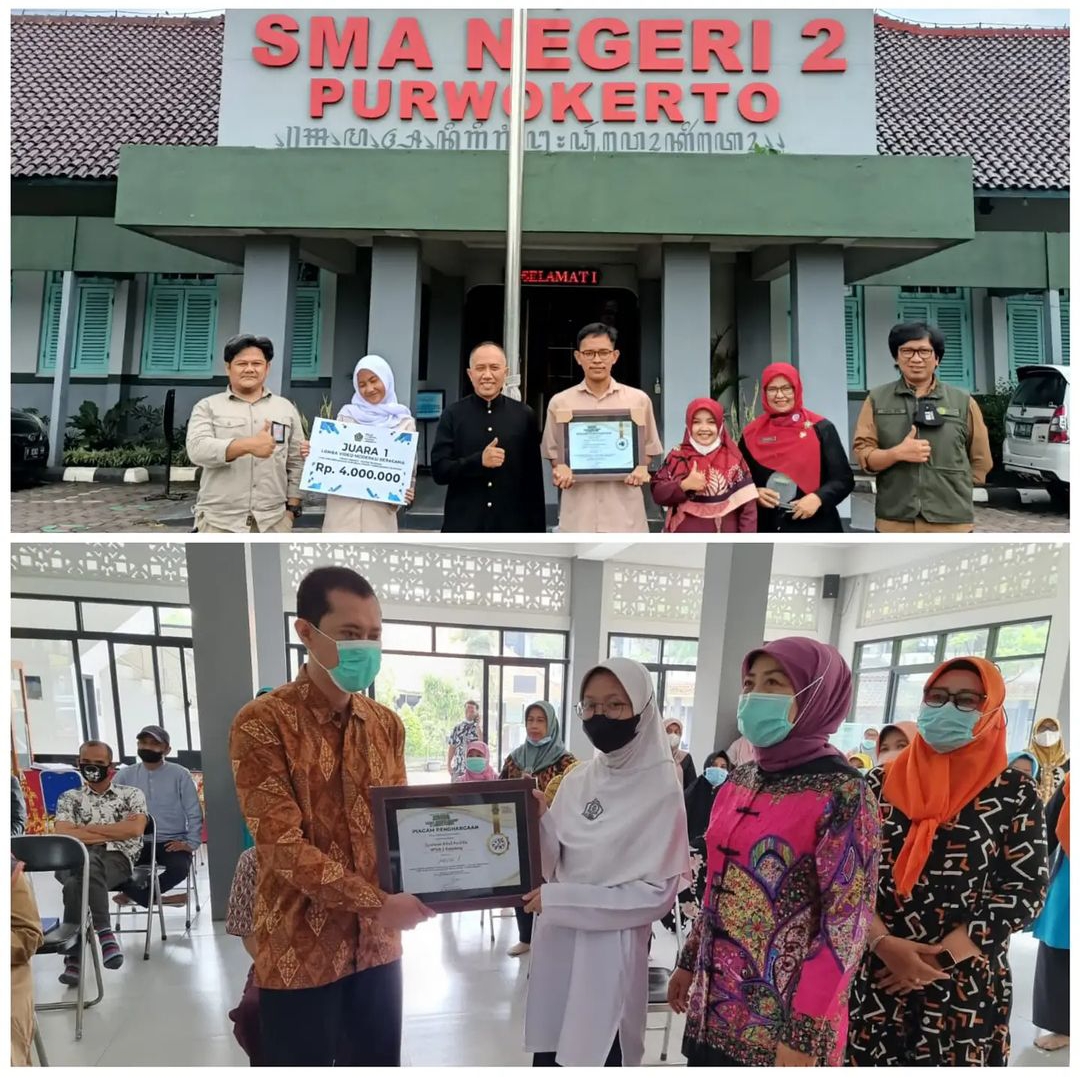 Penyerahan Hadiah Lomba Video Kreatif  dan Desain Poster  BLAJ 2021