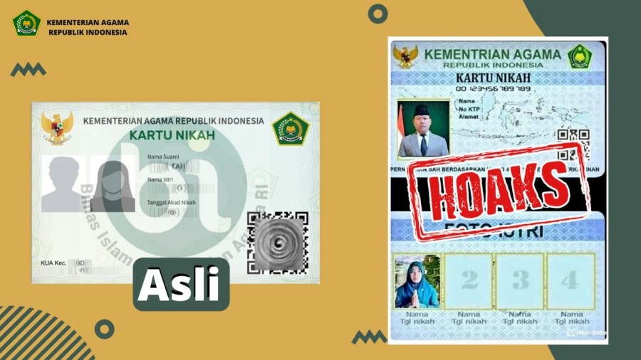 Nasional Hoaks Kartu Nikah Kembali Beredar, Ini Penjelasan Kemenag Hoaks Kartu Nikah Kembali Beredar, Ini Penjelasan Kemenag