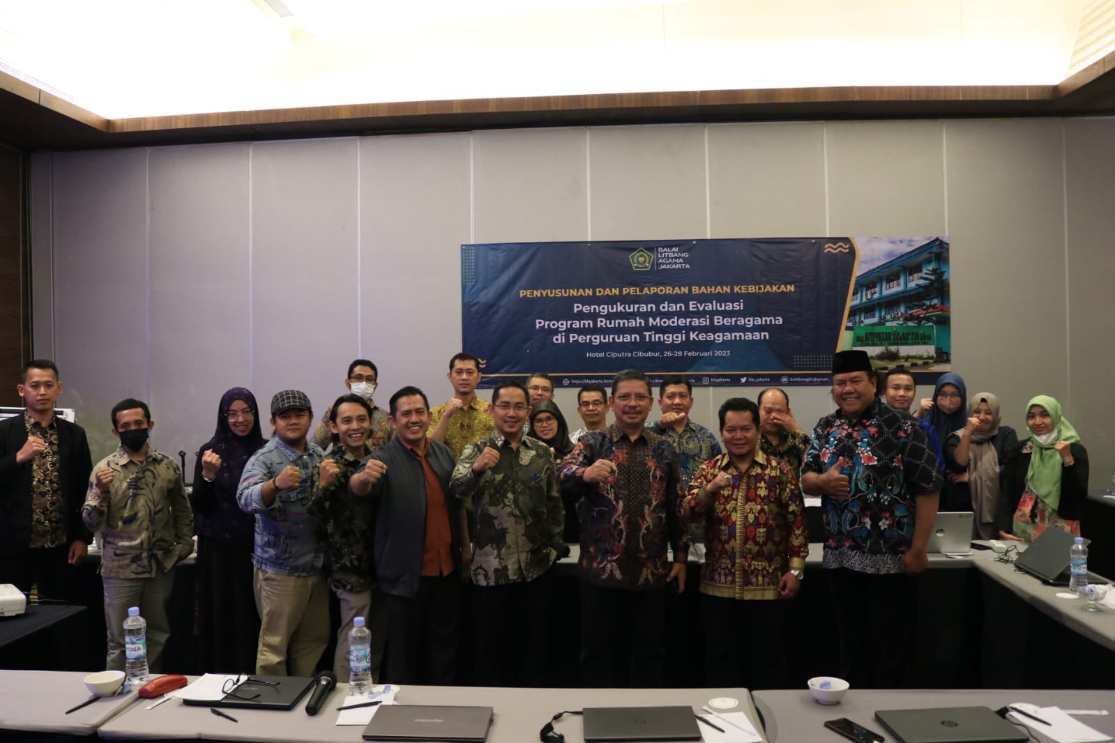 Kaban Apresiasi  Penyusunan Naskah Kebijakan Program Rumah Moderasi Beragama di PTK Oleh BLAJ