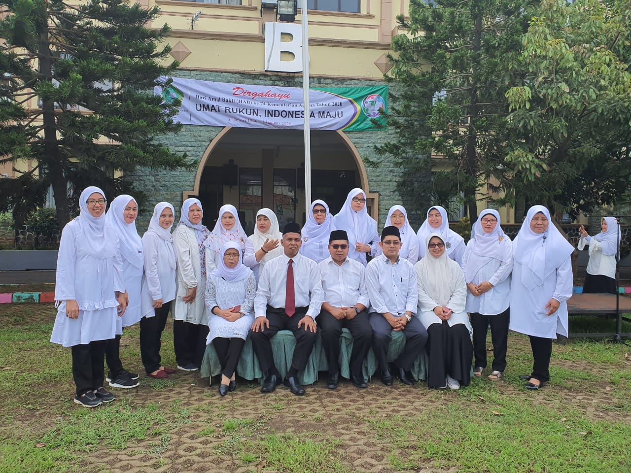 Upacara Hari Amal Bakti Kementerian Agama di lingkungan Balai Litbang Agama Jakarta dan Balai Diklat Keagamaan Jakarta