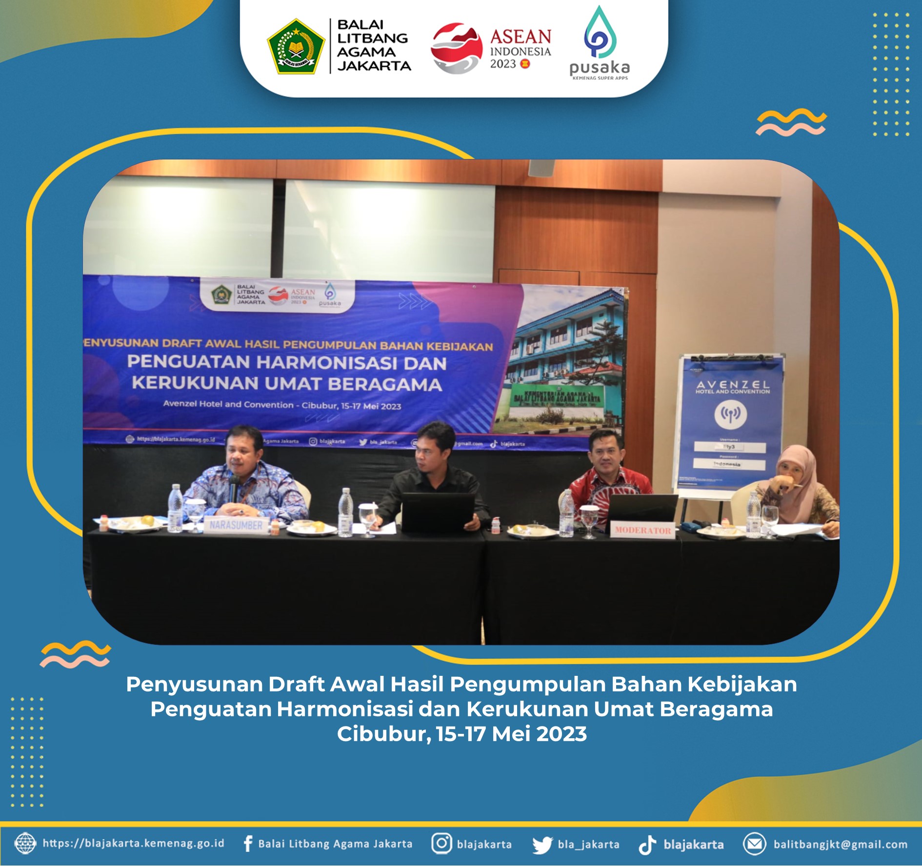 BLAJ Konsepkan Book Chapter Dan Naskah Kebijakan: Penguatan Harmonisasi Dan Kerukunan Umat Beragama