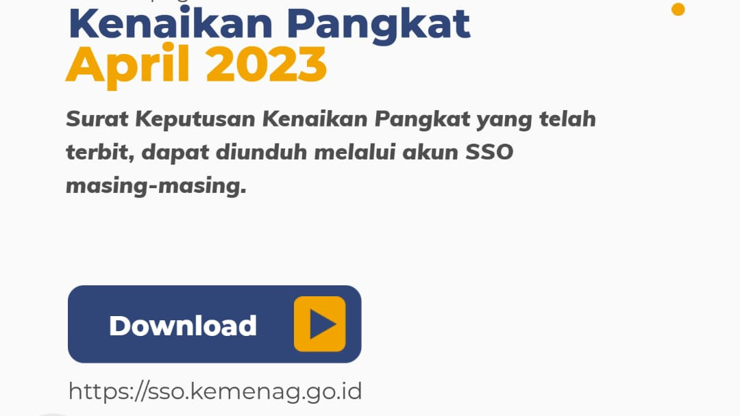 Transformasi Digital, ASN Kemenag Mulai 1 April Bisa Download Mandiri SK Kenaikan Pangkat
