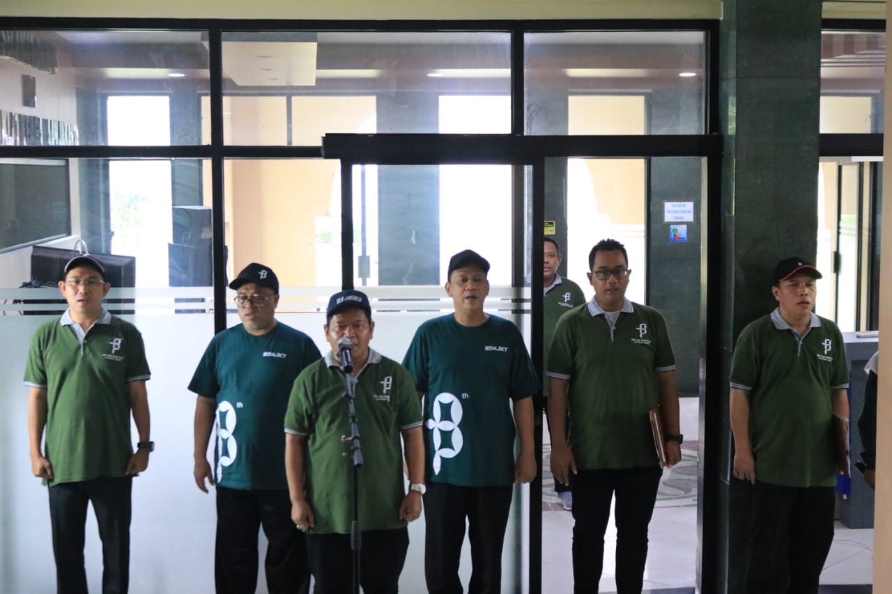 Balai Litbang Agama Jakarta dan Balai Diklat Keagamaan Jakarta Gelar Apel Hari Amal Bhakti ke-78 Kementerian Agama RI