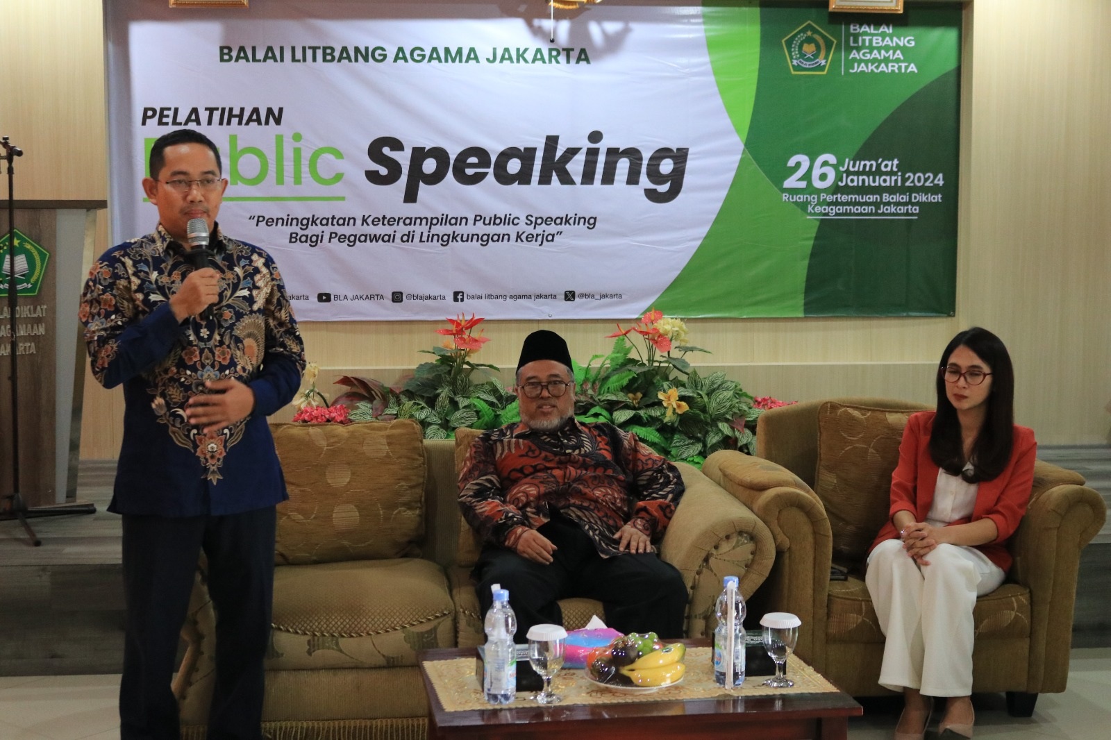 Asah Kemampuan Pegawai BLAJ Lewat Pelatihan Public Speaking